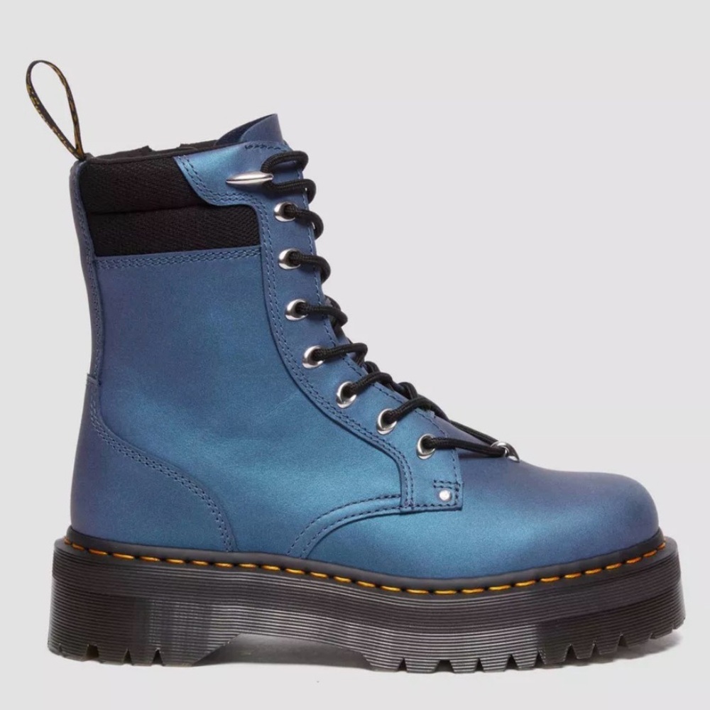 JADON II BOOT HARDWARE PULL UP LEATHER PLATFORMS Women Size 6 NIB - Picture 2 of 9